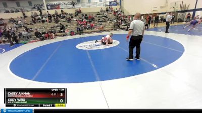 174 lbs Cons. Round 4 - Cody Weix, UW-Stevens Point vs Casey Aikman, North Central College