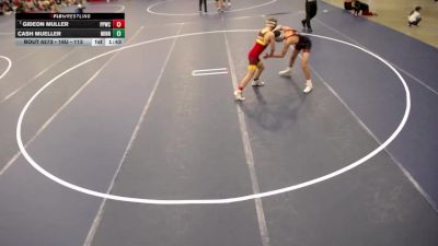 16U - 113 lbs Cons. Round 3 - Gideon Muller, PI Panthers Wrestling Club vs Cash Mueller, Minnesota