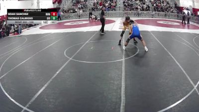 138 lbs Cons. Round 2 - Thomas Caliboso, Sierra Vista vs Noah Sanchez, Durango