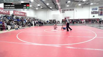 157 lbs Round Of 32 - Jacoby Apes, Ledyard vs Tyler Rivera, Weston