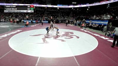 II-118 lbs Cons. Round 2 - Kenji Clark, Rye Country Day vs Logan Bellis, Tioga