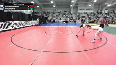 120 lbs Consi Of 64 #2 - William Minarcik, NJ vs Ryder Plant, AR