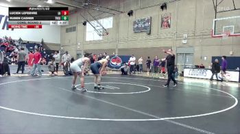 165 lbs Cons. Round 2 - Ruben Casner, Treasure Valley CC vs Lucien Lefebvre, Linfield University