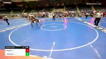 132 lbs Quarterfinal - Dustin Duran, JAY HIGH SCHOOL vs Lorenzo Gallegos, NM Gold