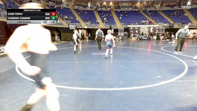 90 lbs 5th Place - Liam Turaj, Berks Catholic vs Camden Conner, Chartiers-Houston