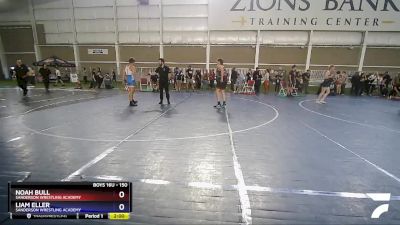 150 lbs 1st Place Match - Noah Bull, Sanderson Wrestling Academy vs Liam Eller, Sanderson Wrestling Academy