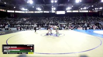 4A 170 lbs Cons. Round 1 - Hunter Reeves, Hillcrest vs Britton Sorenson, Bonneville