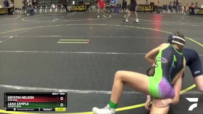 118 lbs Round 1 - Krystin Nelson, Bad Bass vs Leah Sample, Saegertown