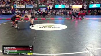 AA - 138 lbs Quarterfinal - Jack Montoya, Bozeman vs Carter Schmidt, Belgrade