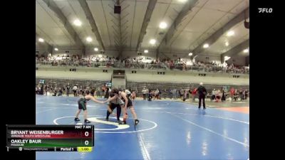 70A Champ. Round 1 - Oakley Baur, Missouri vs Bryant Weisenburger, Windsor Youth Wrestling