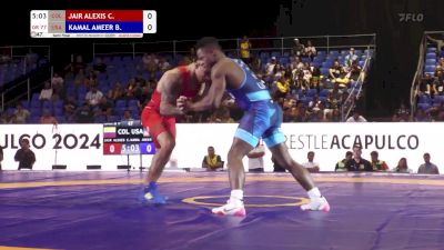 77 kg Semifinal - Kamal Bey, USA vs Jair Cuero, COL