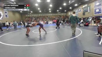 145 lbs 3rd Place Match - Dallana Margarito, Santa Ynez vs Daniela Lopez, Ridgeview