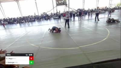 69 lbs Consi Of 8 #2 - Dominic Vega, EP Enforcers vs Izac Spenger, Arizona Heat