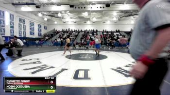 190 lbs Champ. Round 2 - Dyvhette Fonoti, Thomas Jefferson vs Noemi Ocegueda, San Marino