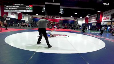 120 lbs Champ. Round 1 - Patrick Leffard, Chaparral vs Alex Rodriguez, La Habra