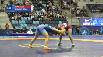 57 kg 1/4 Final - Selvi Ilyasoglu, Turkey vs Khaliun Byambasuren, Mongolia