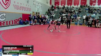 113 lbs Cons. Round 4 - Jackson Dinsmore, Norwood vs Konner Geyler, Grand Junction
