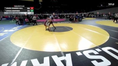 6A/5A Girls 170 Champ. Round 1 - Leticia Martinez, Hillsboro Girls vs Adara Ramirez-Hall, Franklin Girls