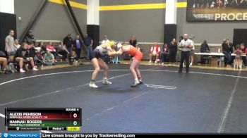 124 lbs Round 4 (6 Team) - Alexis Pehrson, Nebraska Vipers Scarlet vs Hannah Rogers, Potentially Dangerous
