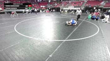 D2-106 lbs Cons. Round 1 - Logan Knoeck, Campbellsport vs Owen Dorshorst, Lodi