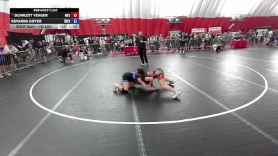145 lbs Semis - Scarlett Yeager, Wichita Training Center vs Sevanna Hoyer, Team Nazar Training Center