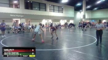 145 lbs Round 3 (6 Team) - Keaton Morton, Indiana Smackdown Gold vs Gage Peltz, MXW White