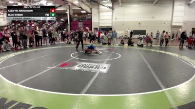 102 lbs Champ. Round 3 - Keevyn Anderson vs Jace Evers, Pinnacle Wrestling Club