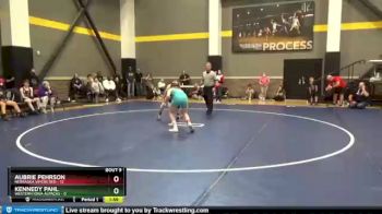 112 lbs Round 3 (6 Team) - Kennedy Pahl, Western Iowa Alpacas vs Aubrie Pehrson, Nebraska Vipers Red