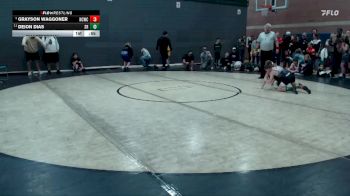 93 lbs Quarterfinal - Grayson Waggoner, North Country Wrestling Club vs Deion Dias, Shootbox Rigby