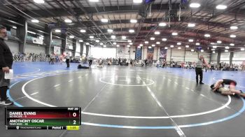 120 lbs Rd# 2 10:30am Friday - Anothony Oscar, Team Ohio vs Daniel Evans, No Escape