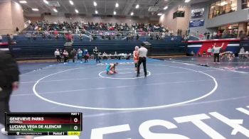 138 lbs Quarterfinal - Luciana Vega De Alencar, Prosper Rock Hill vs Genevieve Parks, Rockwall