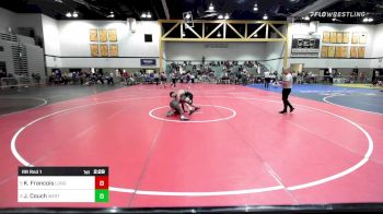 133D lbs Rr Rnd 1 - Kaelen Francois, Long Island vs Joe Couch, West Point