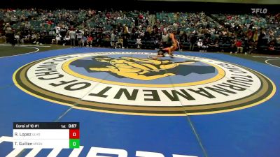 106 lbs Consi Of 16 #1 - Rene Lopez, Upper Lake vs Tobias Guillen, Meridian