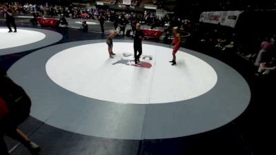 120 lbs Champ. Rd Of 64 - Wesley Smith, Red Bluff High School Wrestling vs Kai Van Natta, Hanford High School Wrestling
