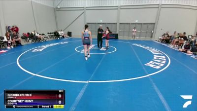 122 lbs Placement Matches (8 Team) - Brooklyn Pace, Utah vs Courtney Hunt, Idaho