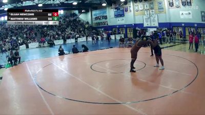 285 lbs Cons. Round 2 - Matthew Williams, Bonanza vs Elijah Newcomb, Mater Academy East