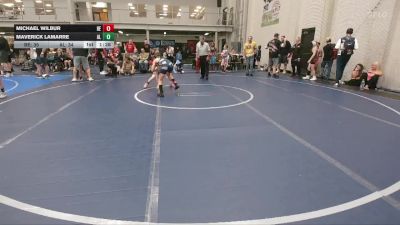 96 lbs Round 5 (6 Team) - Michael Wilbur, Brawler Elite vs Maverick LaMarre, Aggression Legionnaires