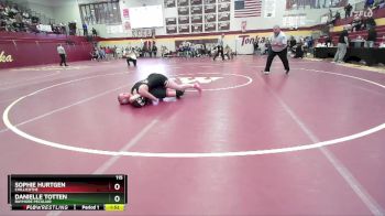 115 lbs Quarterfinal - Sophie Hurtgen, CHILLICOTHE vs Danielle Totten, RAYMORE PECULIAR