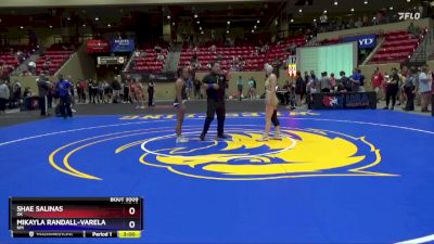 115 lbs Quarterfinal - Shae Salinas, OK vs Mikayla Randall-Varela, NM