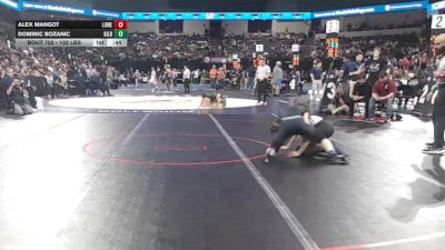 132 lbs Consi Of 16 #1 - Alex Mangot, Lowell (SF) vs Dominic Bozanic, Gilroy (CC)