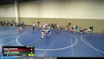 144 lbs Semifinal - Isaac Dickinson, Hurricane vs Cuyler Johnston, Sublime Wrestling Academy