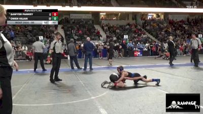 80 lbs 3rd Place Match - Sawyer Pankey, Lawrence Elite vs Owen Kilian, Kansas YG