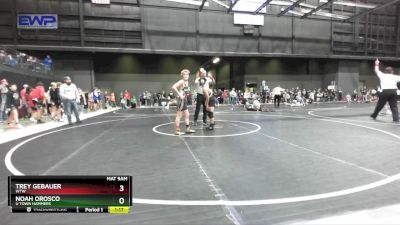 100 lbs Champ. Round 1 - Trey Gebauer, WTW vs Noah Orosco, U Town Hammers