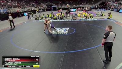 1st Place Match - Makayla Vasser, Nebraska City Girls vs Jazmyn Garcia, Scottsbluff Girls
