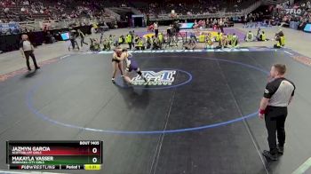 1st Place Match - Makayla Vasser, Nebraska City Girls vs Jazmyn Garcia, Scottsbluff Girls