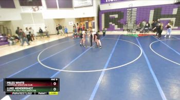 135 lbs 3rd Place Match - Luke Hendershot, Riverton Wolf Pack Wrestling vs Miles White, Champions Wrestling Club
