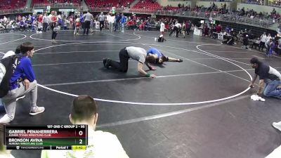 95 lbs 3rd Place Match - Gabriel Penaherrera, Junior Titans Wrestling Club vs Bronson Avina, Aurora Wrestling Club