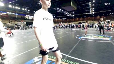 98 lbs Champ. Round 1 - Leonardo Tellez, Maximum Performance W vs Jaxon Sanders, Black Flag Wrestling Academy