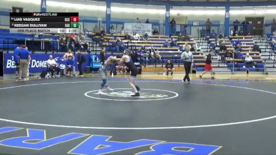 125 lbs 3rd Place Match - Luis Vasquez, Colby Community College vs Keegan Sullivan, Carl Albert State