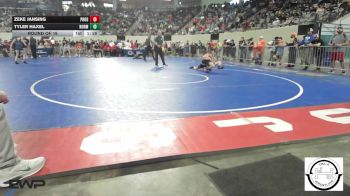 84 lbs Round Of 16 - Zeke Jansing, Prodigy Elite Wrestling vs Tyler Haxel, Norman North